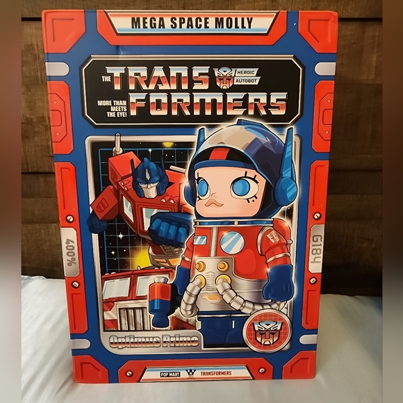 POP MART Other - NIB Authentic Pop Mart 400% Transformers Optimus Prime Mega Space Molly